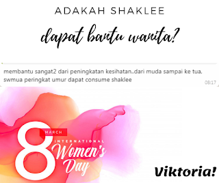 Hadiah Untuk Wanita Tersayang : Set Kesihatan Wanita Shaklee