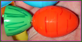 Make a plastic egg into a carrot craft decorate ideas