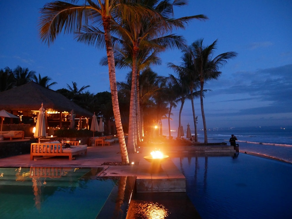 SUNSET FROM THE LEGIAN BALI