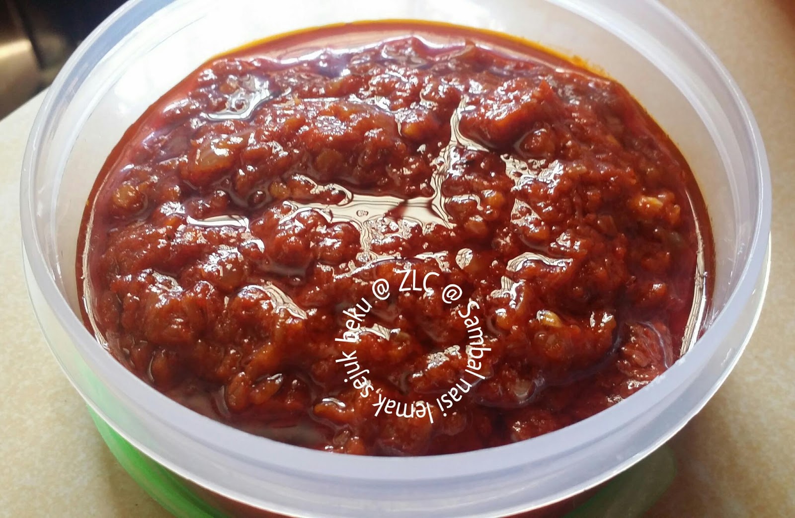 Cara buat sambal nasi lemak