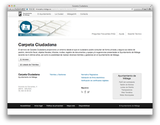 Web de la Carpeta Cudadana