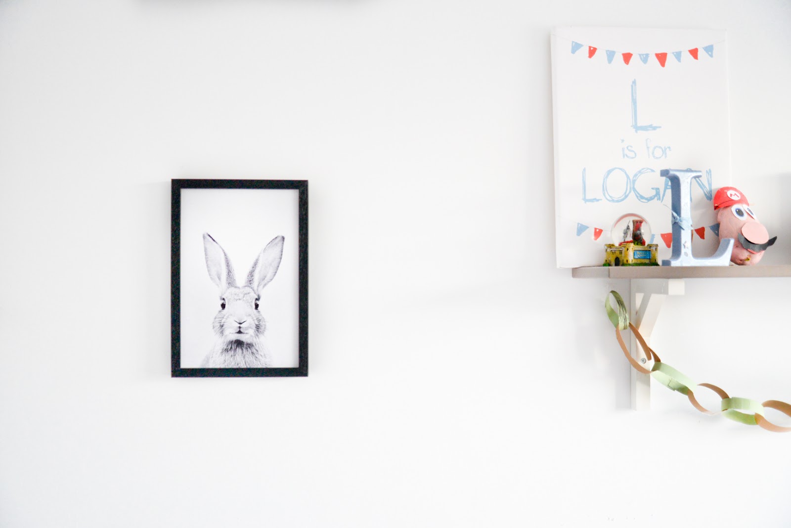 rabbit print, rabbit frame