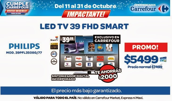 Carrefour Televisores Led - TV LED en MercadoLibre
