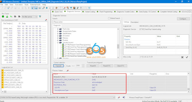 Disable W205 Start/Stop with DTS Monaco and Openport 5