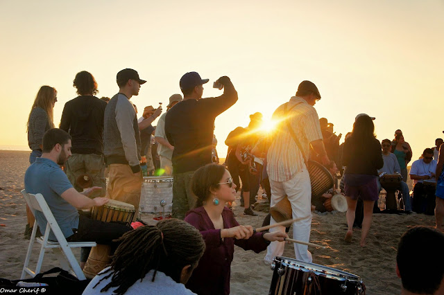 A Year at the Venice Beach Drum Circle in Photos & Videos (2014-’15) by Omar Cherif, One Lucky Soul