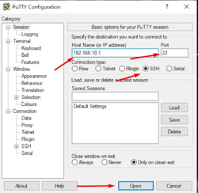SSH with Putty