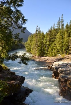 I wouldn't want to fall into those rapids!