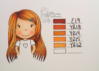 The Paper Nest Dolls - Copic Hair Color