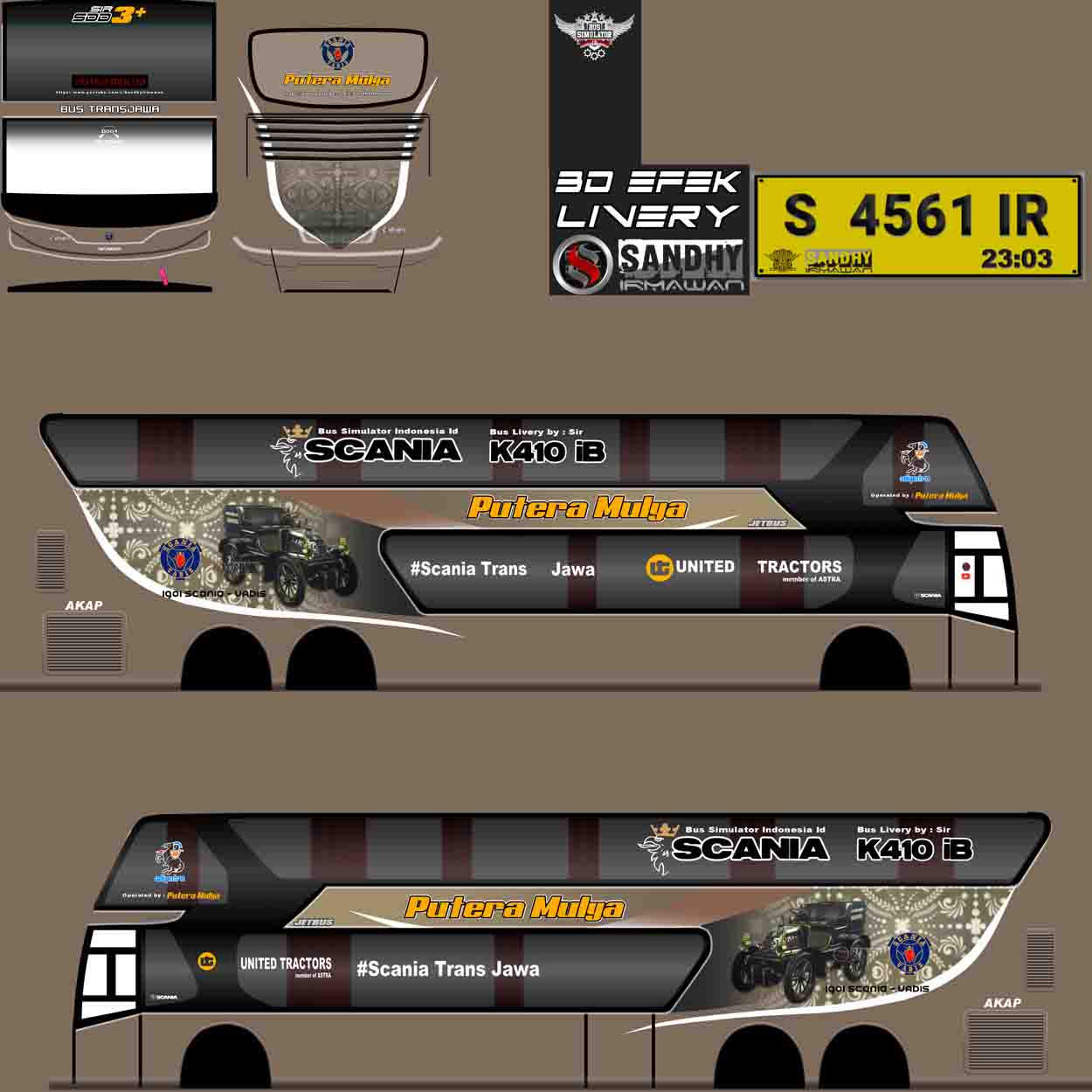 livery bussid po haryanto tingkat 2