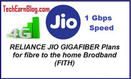 Reliance Jio Gigafiber Welcome Offer & Tariff Plans(Speed Test)