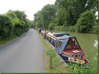 018  Mooring just below Roydon Road Bridge