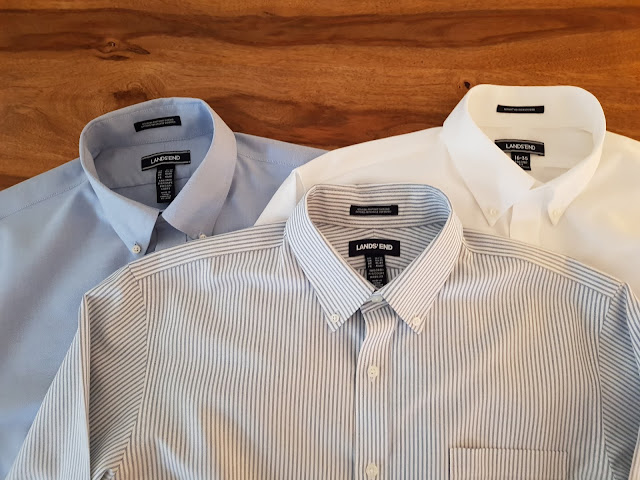 Oxford Cloth Button Down Shirts from Lands End