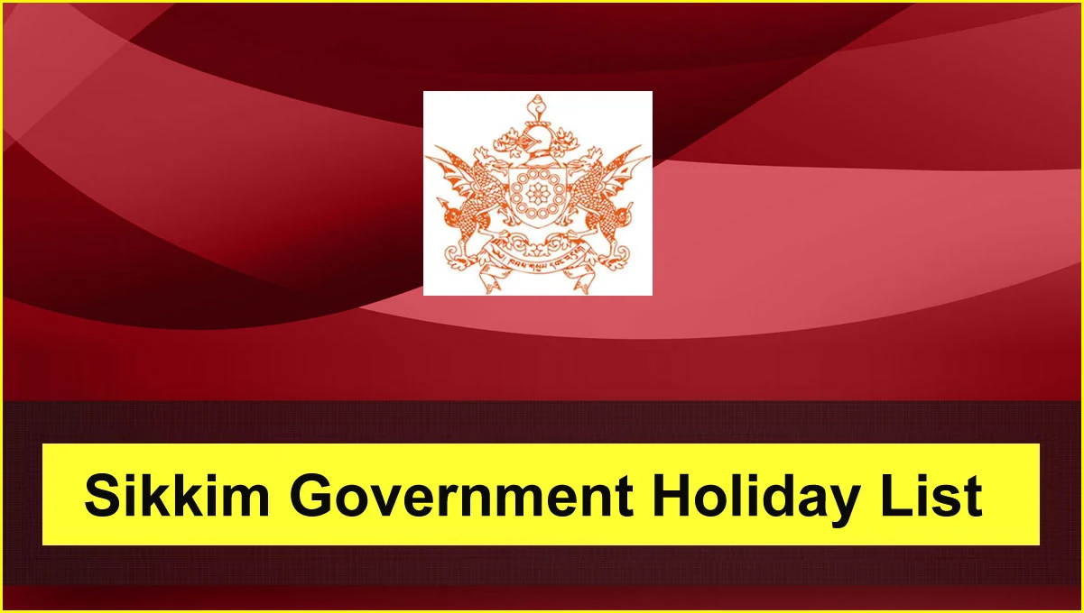 Sikkim Government Holiday List 2024