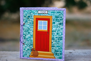 Fabric dollhouse book by TomToy