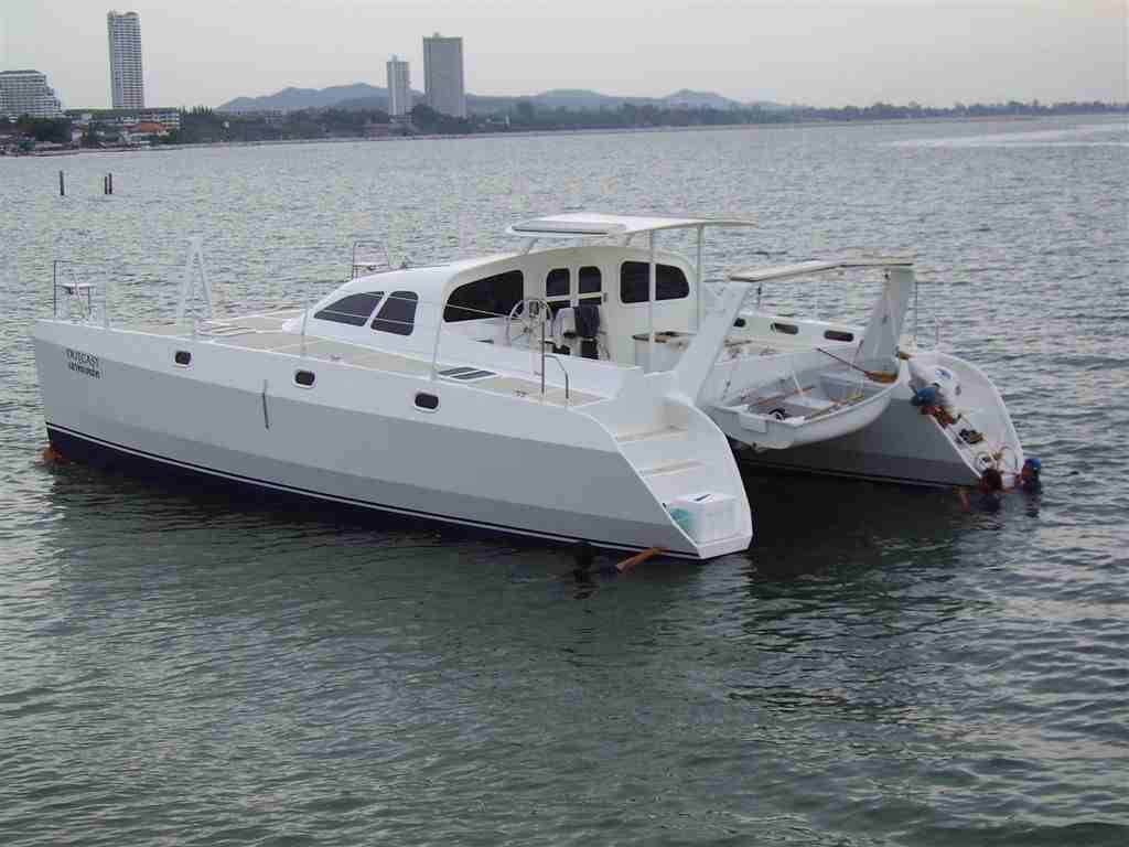 CKD Boats - Roy Mc Bride: Outcast,a Proteus 106 catamaran