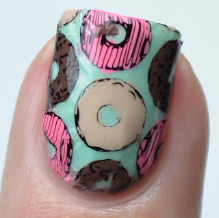 donut nail art