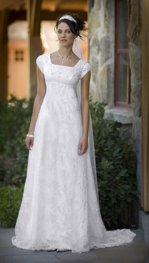 mormon wedding dresses