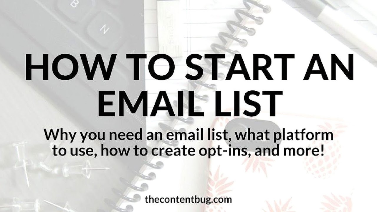 How To Start An Email List