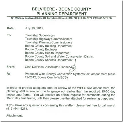 proposed wind farm ordinance--a