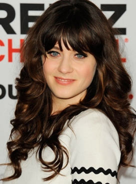 Zooey Deschanel Hair Color Photos