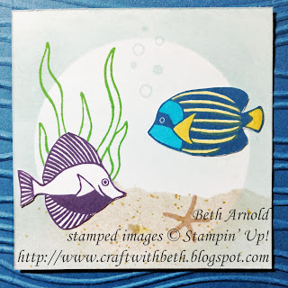 Craft with Beth: Seaside Shore Ahoy There Card thinking of you birthday Stampin' Up!