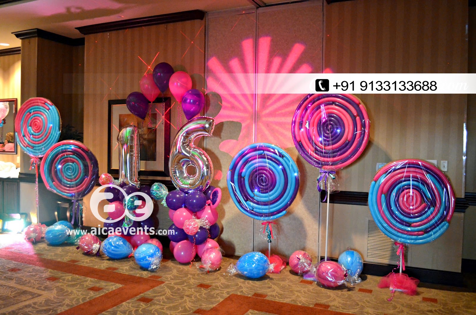 aicaevents Candy  Theme Decorations  at Hyderabad