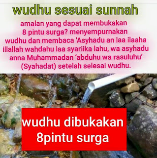 Panduan Wudhu sesuai Sunnah