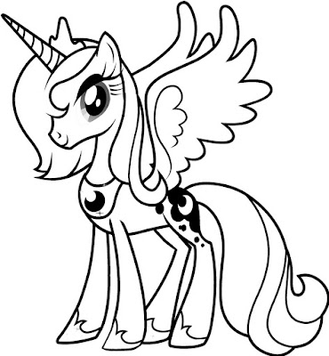 Desenhos para Colorir O Meu Pequeno Ponei – My Little Pony