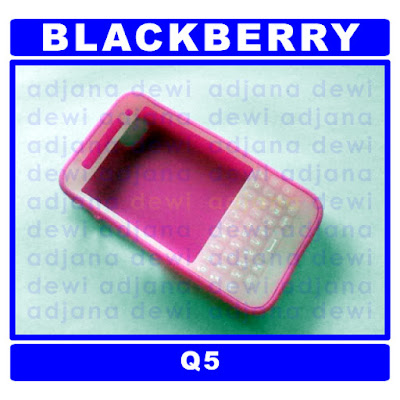 ( 1215 ) Jual Case Blackberry Q5 Pink Silikon Soft Jelly Cover Aksesories Handphone