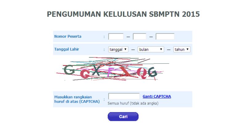 Cara Mengecek Pengumuman SBMPTN 2015