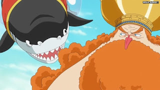 ワンピースアニメ 魚人島編 530話 メガロ ネプチューン王 | ONE PIECE Episode 530