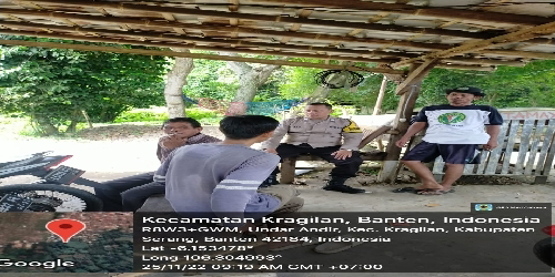 Jalin Kedekatan Polisi dan Warga, Polsek Kragilan  Polres Serang Laksanakan Sambang DDS 