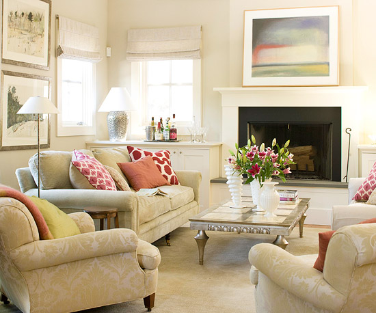 2013 Neutral Living Room Decorating Ideas from BHG | Modern ...