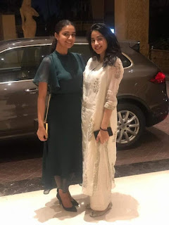 Keerthy Suresh with Cute and Lovely Smile with Janhvi Kapoor