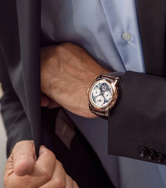 Frederique Constant Perpetual Calendar Tourbillon Manufacture on the wrist