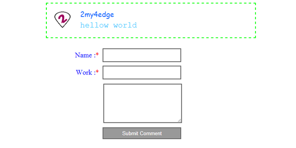comment system image