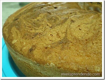 Bolo Mesclado de Coco e Ovomaltine