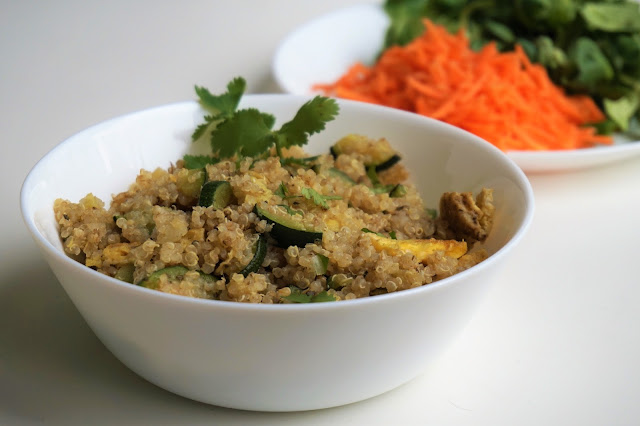 quinoa+calabacín+tortilla