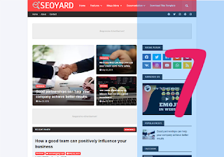 seoyard blogger template 