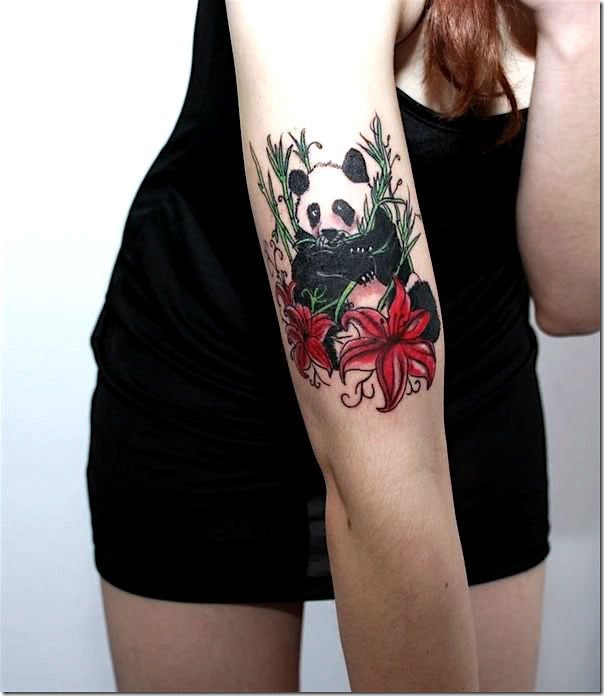 fleur_panda_bras_tatouage