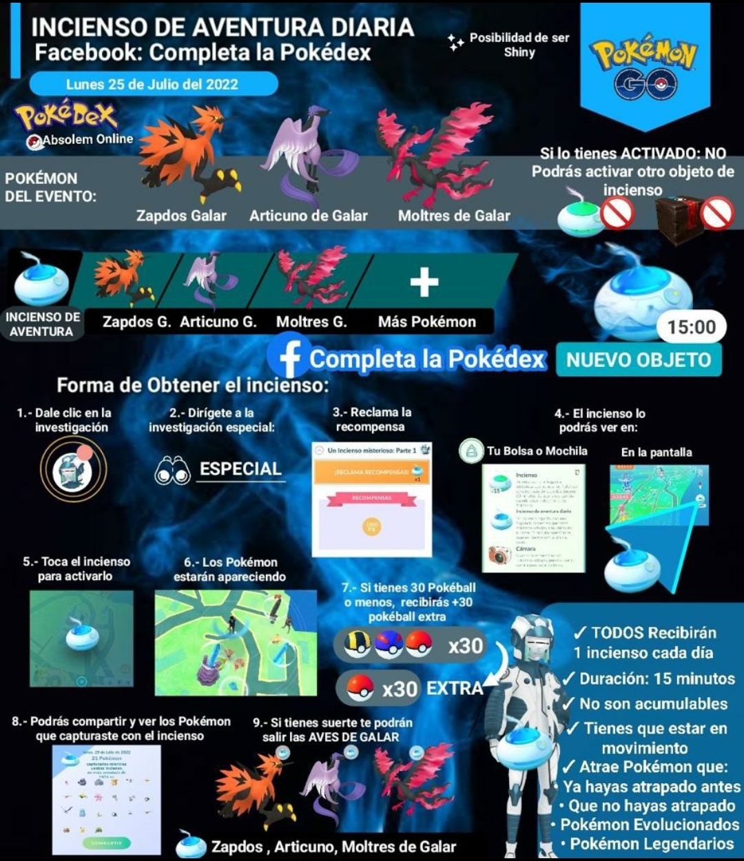 ◓ Pokémon GO: Dia de Incenso com foco no Mareep e mais Pokémon do