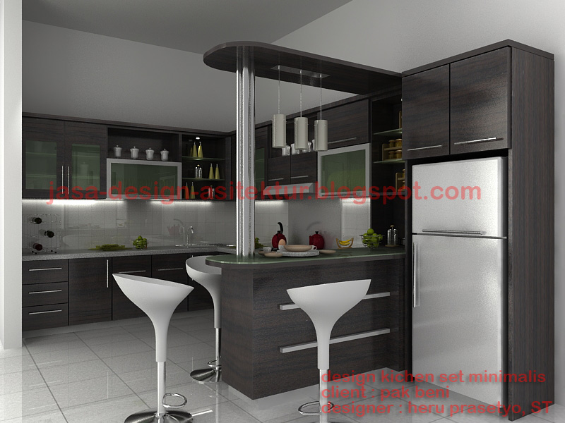 New home design 2011: modern kitchen set design