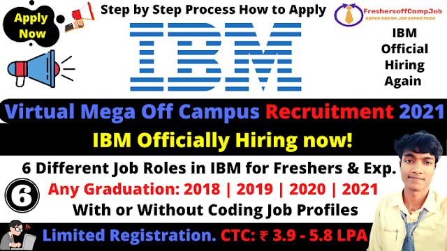 IBM Off Campus Recruitment Drive 2021