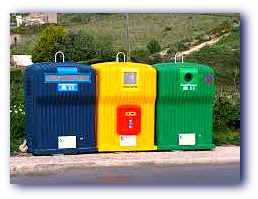Imagem de Ecopontos: containeres (contentores) de material para reciclagem