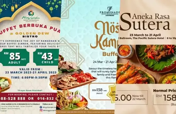 Senarai harga buffet ramadhan 2023 di sabah