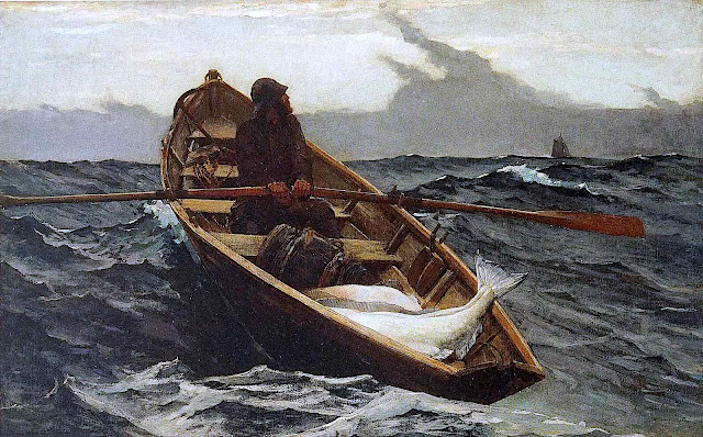 a fisherman by Winslow Homer