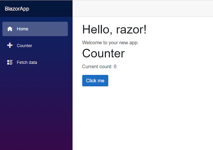 Blazor tutorial for absolute beginners