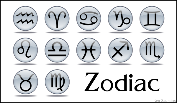 thi zodiac tattoo symbol picture small and simple match for girl,place on 