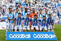 REAL SOCIEDAD DE FÚTBOL DE SAN SEBASTIÁN. Temporada 2019-20. Mikel Merino, Diego Llorente, Isak, Moyà. Artiz Elustondo y Monreal. Zubeldia, Zaldua, Mikel Oyarzabal, Portu y Odegaard. REAL SOCIEDAD DE FÚTBOL DE SAN SEBASTIÁN 2 CLUB ATLÉTICO DE MADRID 0. 14/09/2019. Campeonato de Liga de 1ª División, jornada 4. San Sebastián, Gupúzcoa, estadio Reale Arena, antes Anoeta (34.319 espectadores). GOLES: 1-0: Odegaard (57’). 2-0: Monreal (60’).