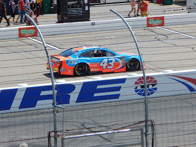 Bubba Wallace at New Hampshire Motor Speedway in 2018